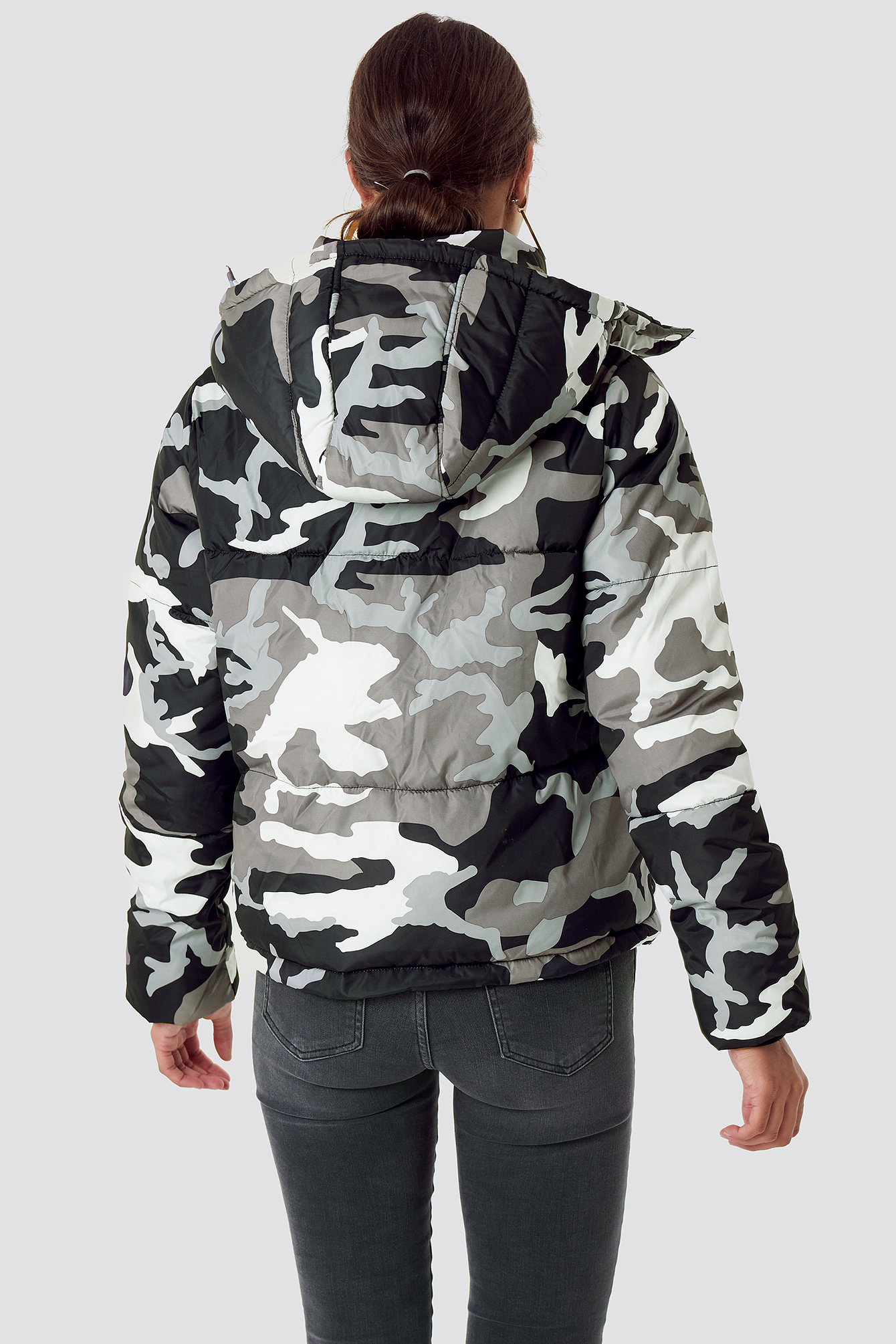 Camo Padded Jacket NAKDLOUNGE.COM
