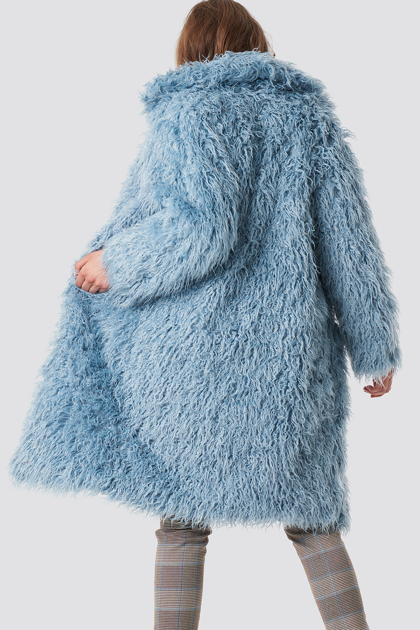 Faux Fur Long Jacket NAKDLOUNGE.COM