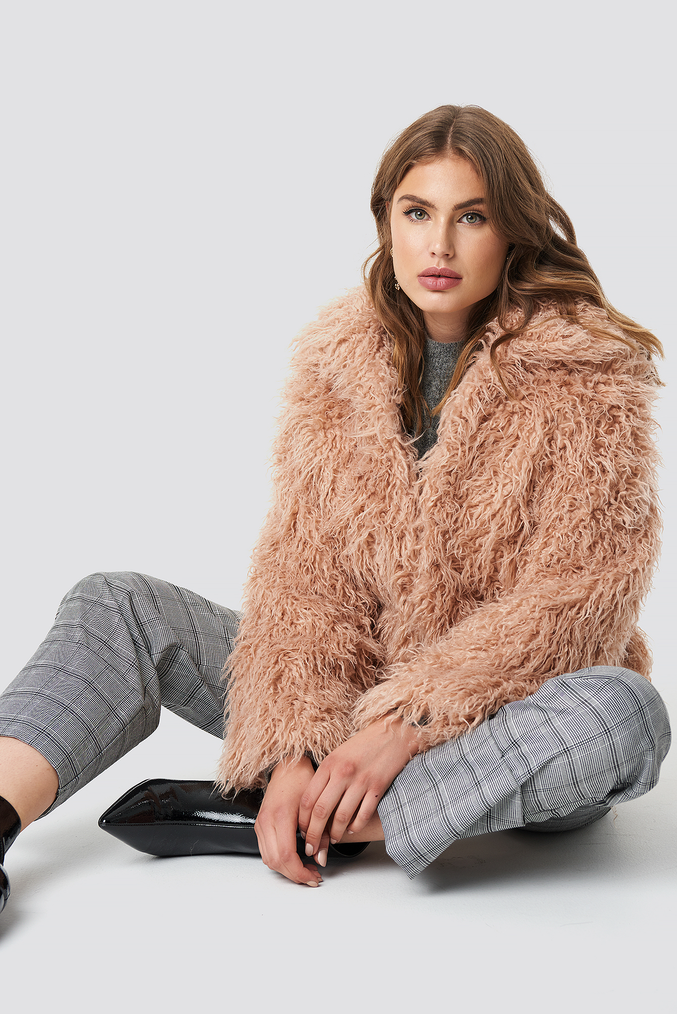 Faux Fur Short Jacket NAKDLOUNGE.COM