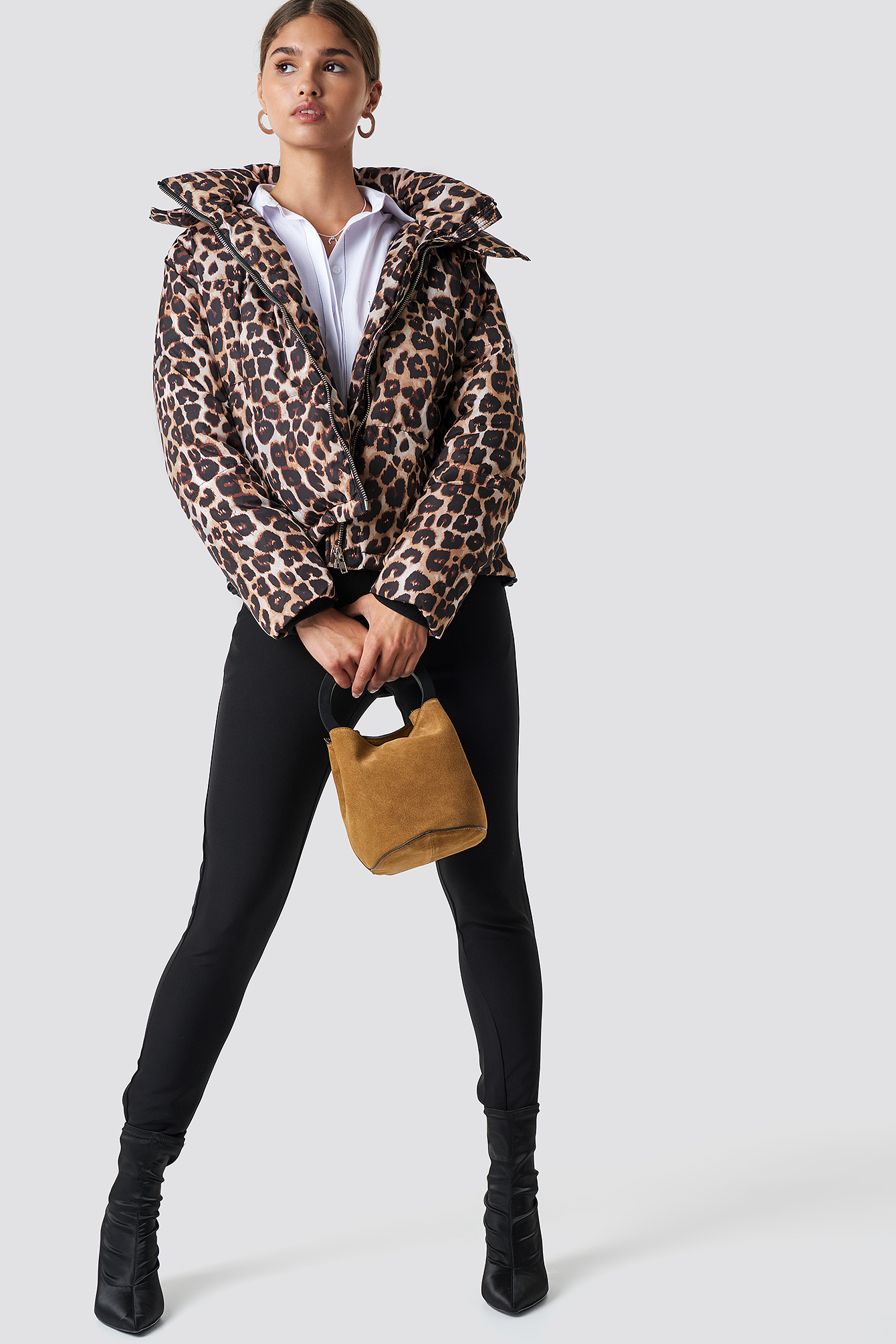 Leo Printed Padded Jacket NAKDLOUNGE.COM