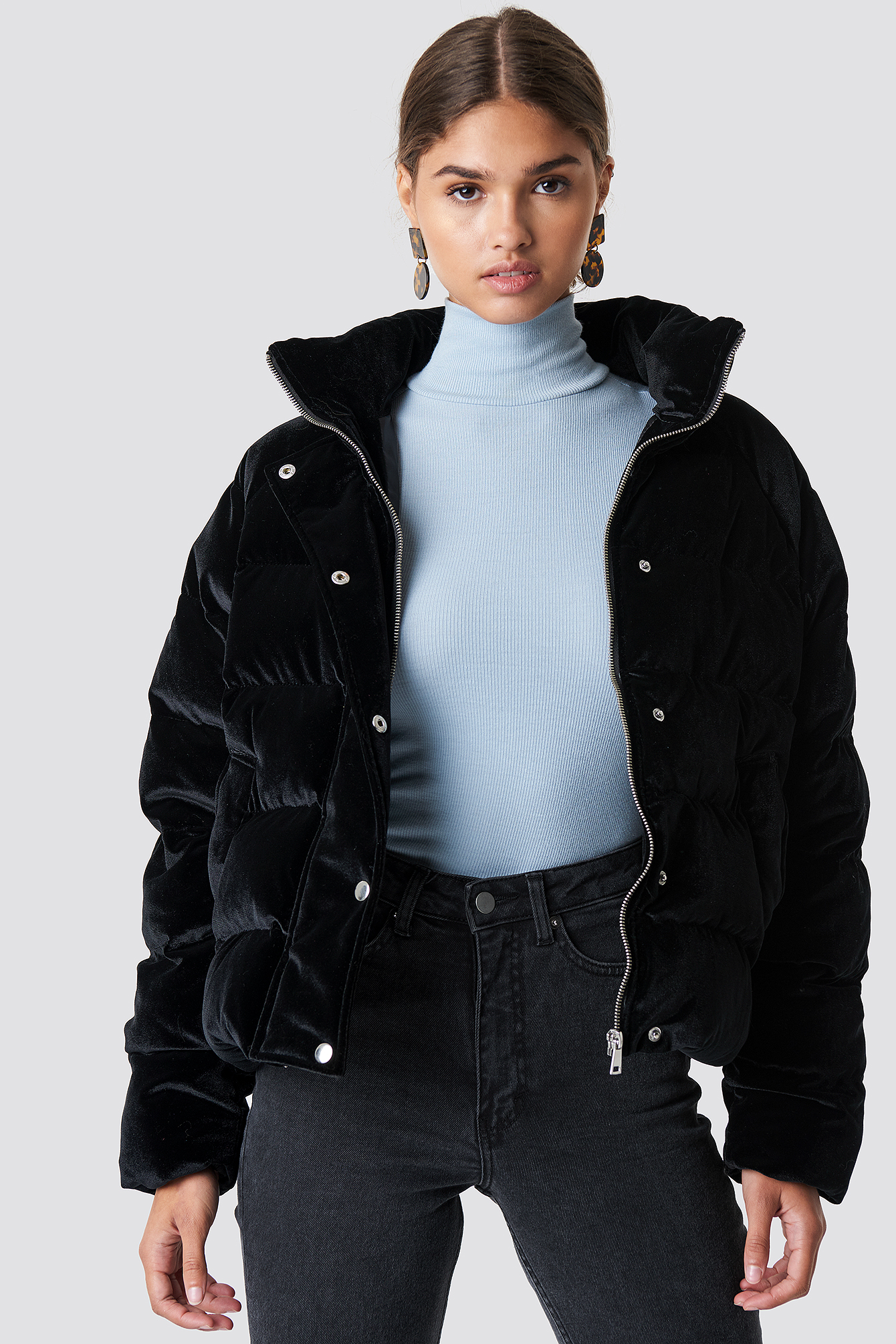 Velvet Puffer NAKDLOUNGE.COM