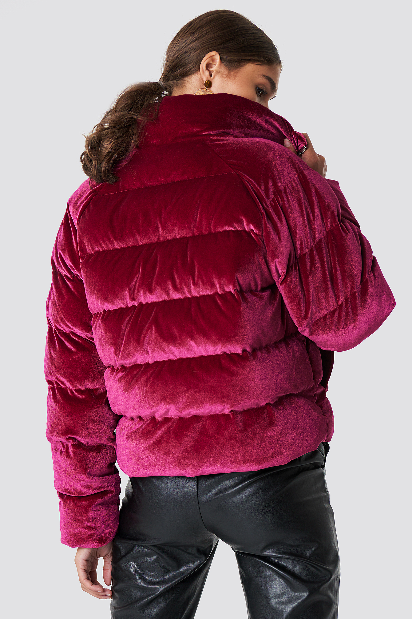 Velvet Puffer NAKDLOUNGE.COM