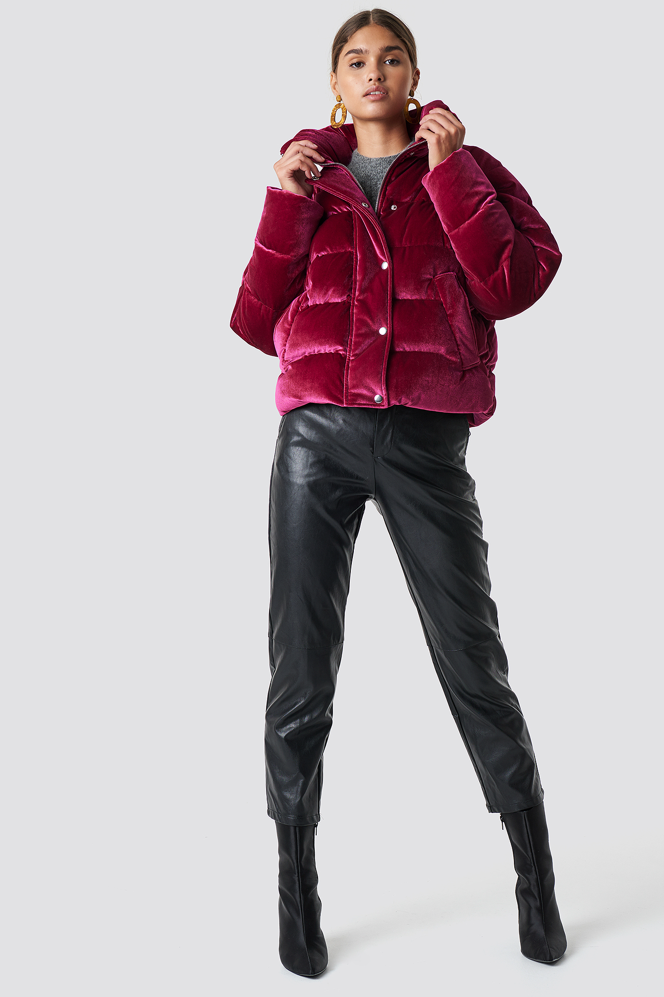 Velvet Puffer NAKDLOUNGE.COM
