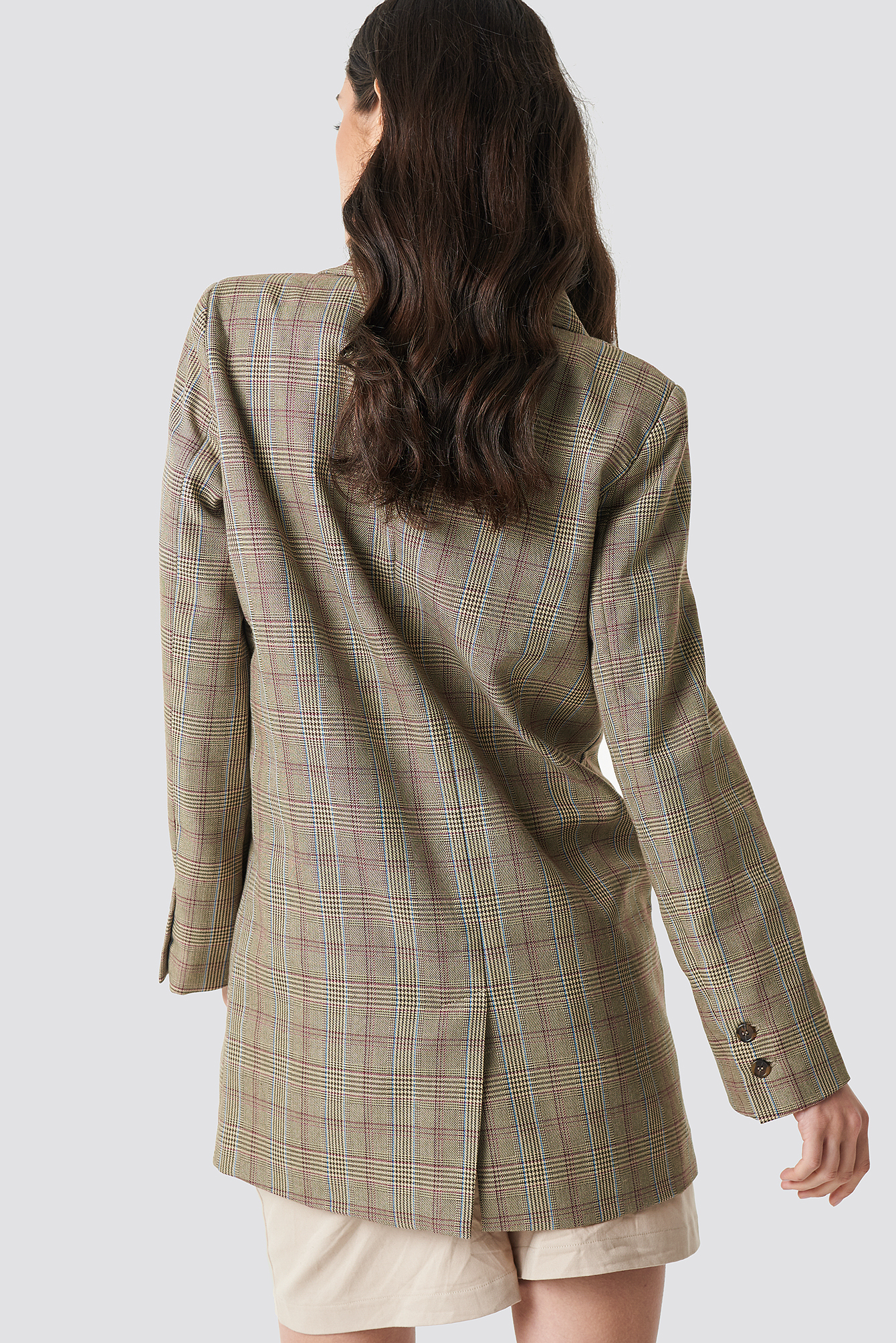 Double Breasted Plaid Jacket NAKDLOUNGE.COM