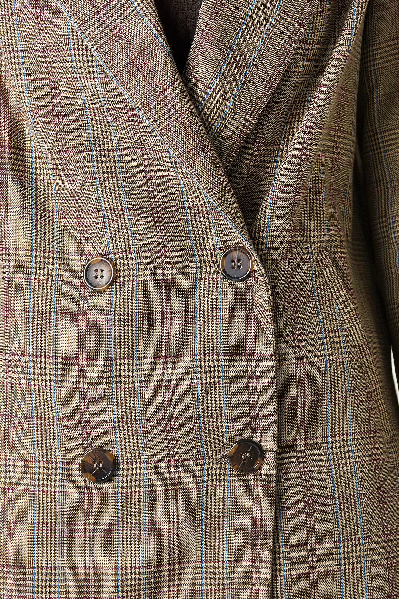 Double Breasted Plaid Jacket NAKDLOUNGE.COM