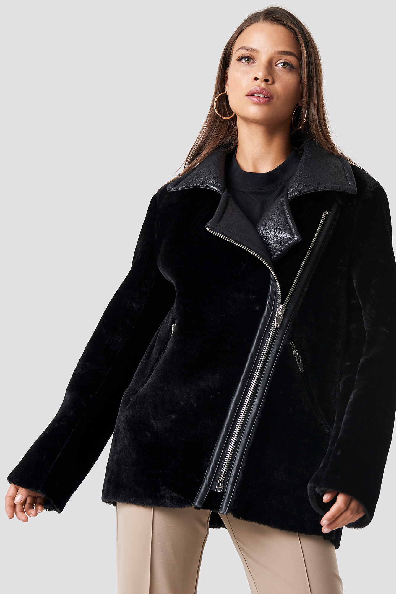 Reversible Aviator Jacket NAKDLOUNGE.COM