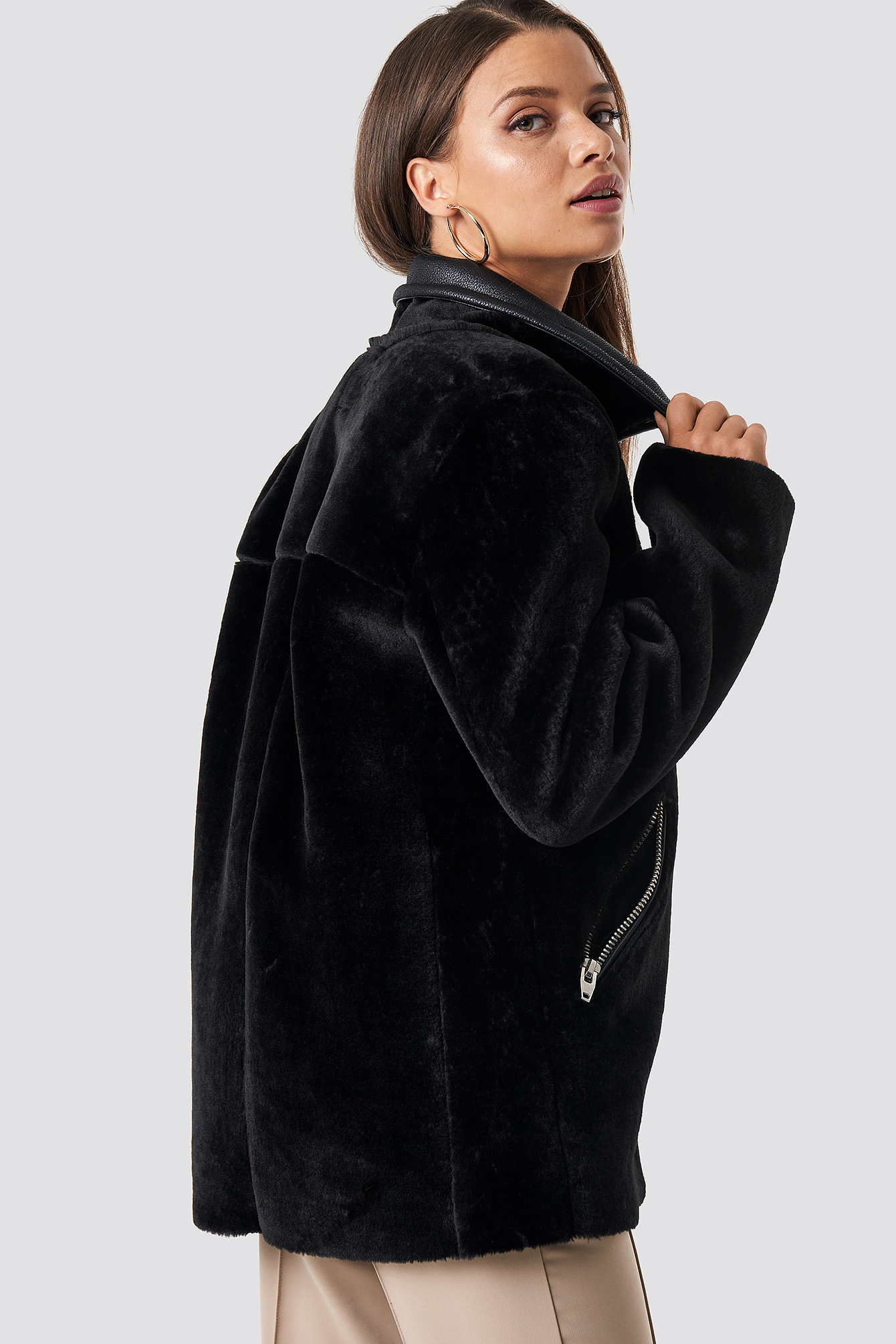 Reversible Aviator Jacket NAKDLOUNGE.COM