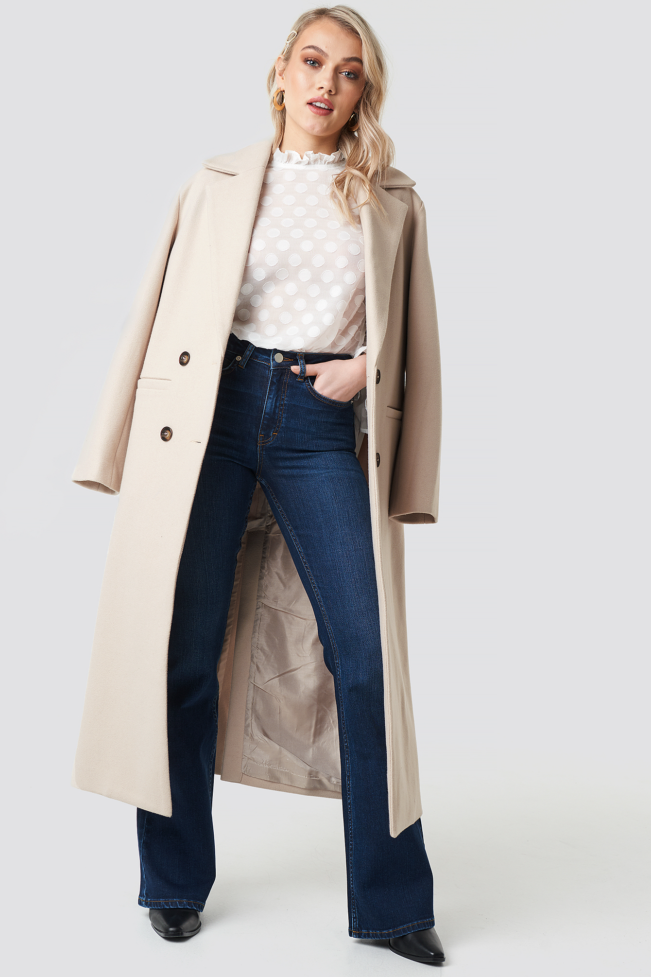 Classic Maxi Coat NAKDLOUNGE.COM