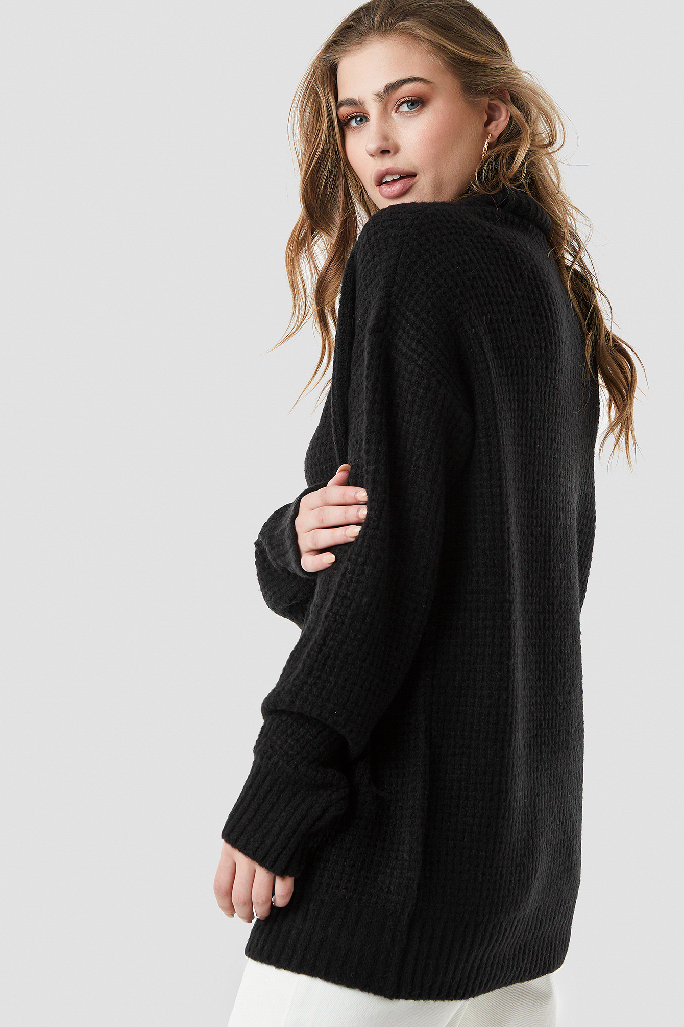 Chunky Oversized Polo Dress NAKDLOUNGE.COM