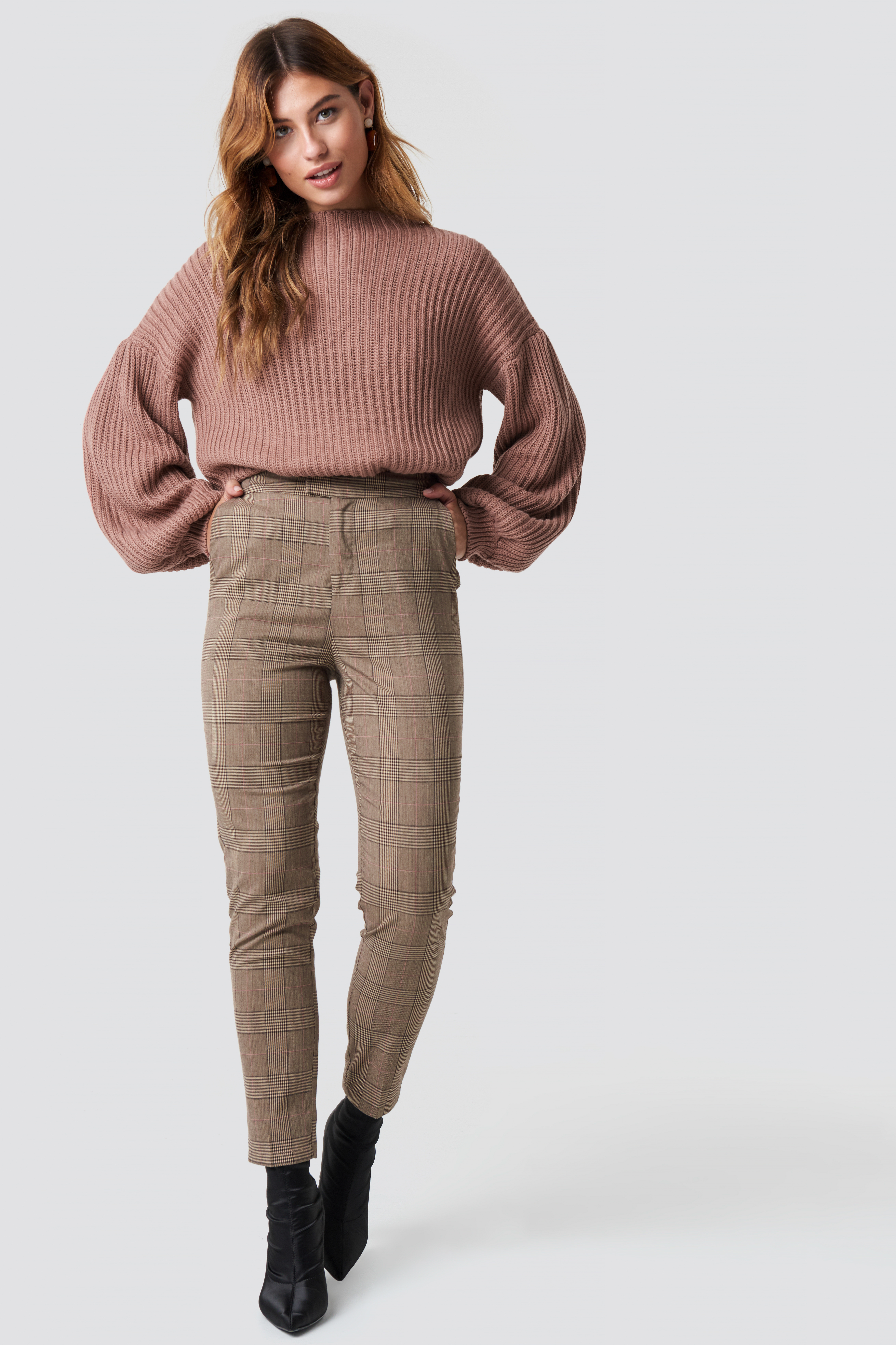Balloon Sleeve Knitted Sweater NAKDLOUNGE.COM
