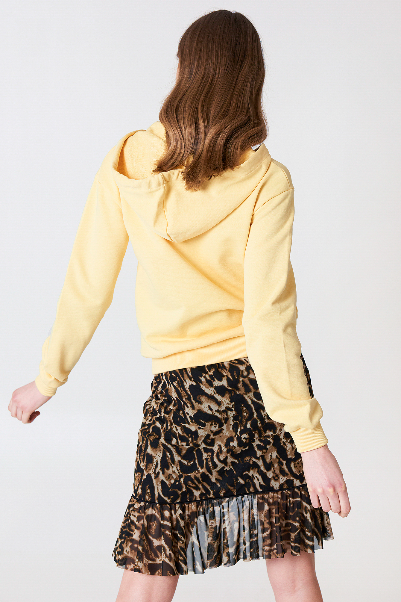 Basic Zipped Hoodie NAKDLOUNGE.COM