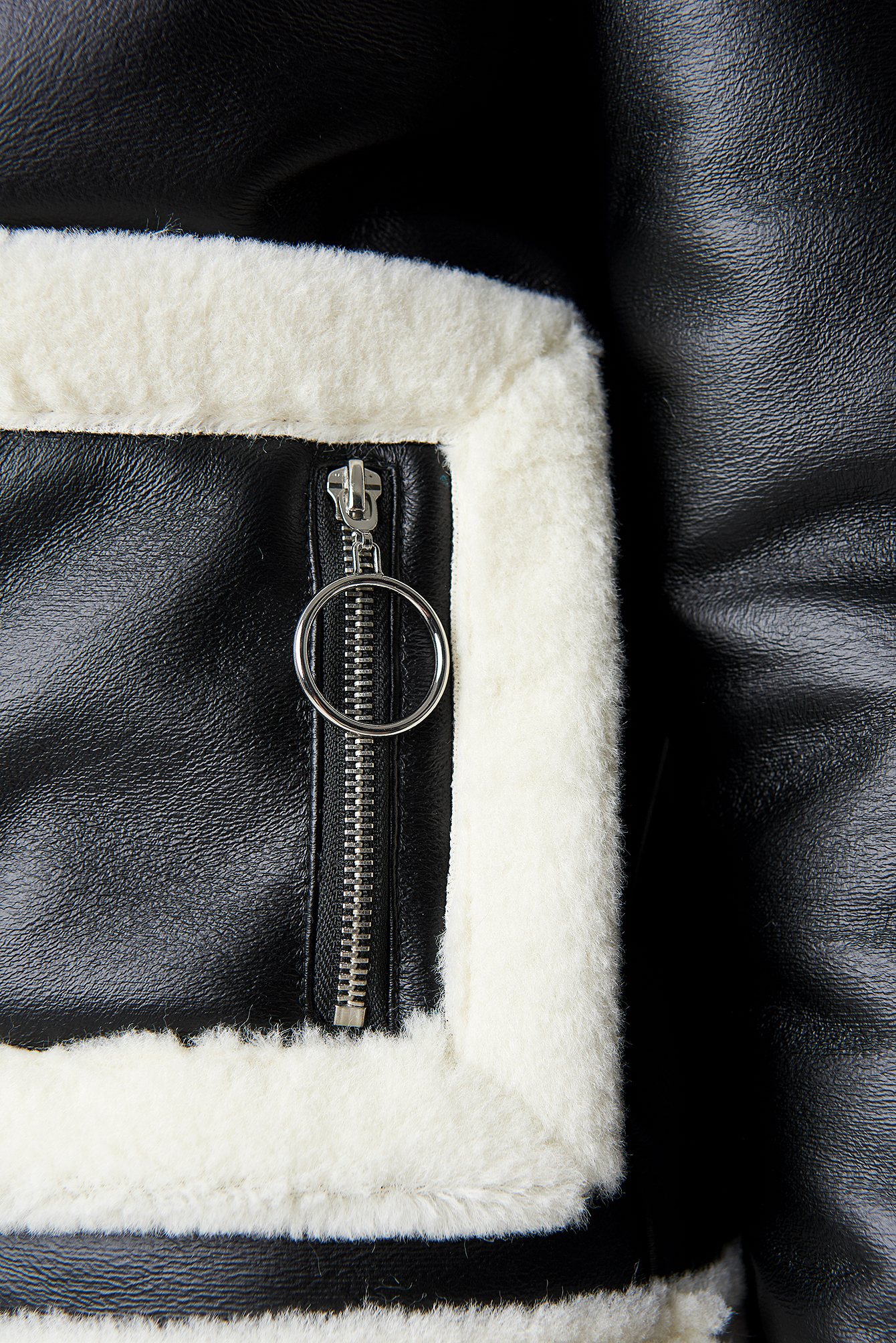 Contrast Bonded Aviator Jacket NAKDLOUNGE.COM