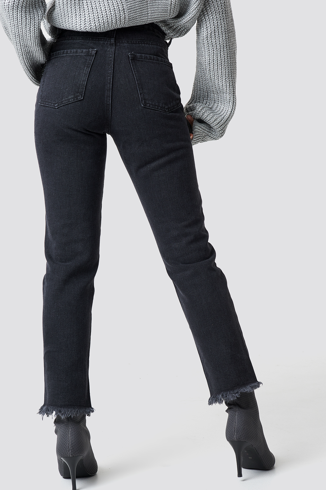 Destroyed Leg Denim NAKDLOUNGE.COM