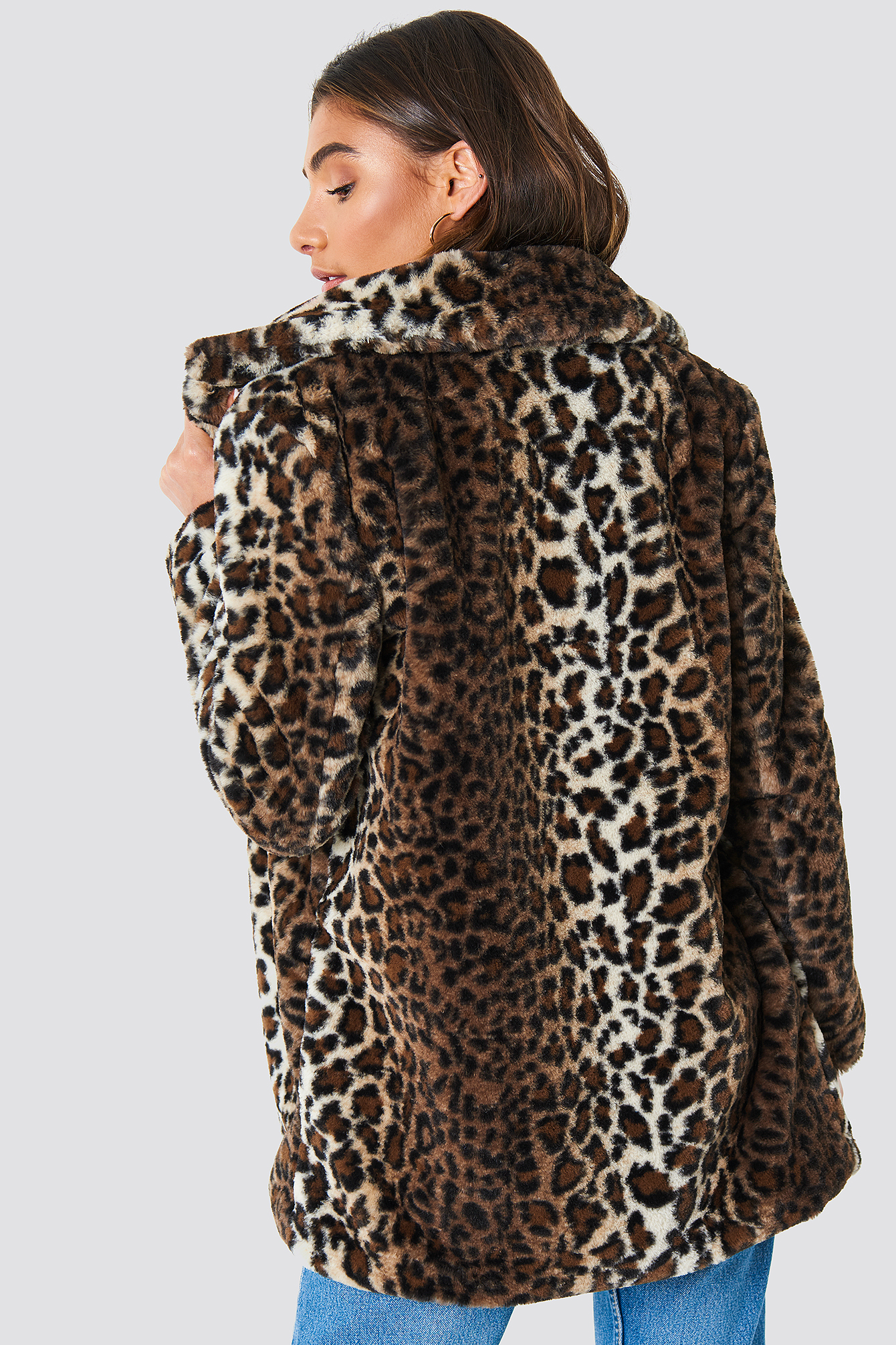 Faux Fur Leo Jacket NAKDLOUNGE.COM