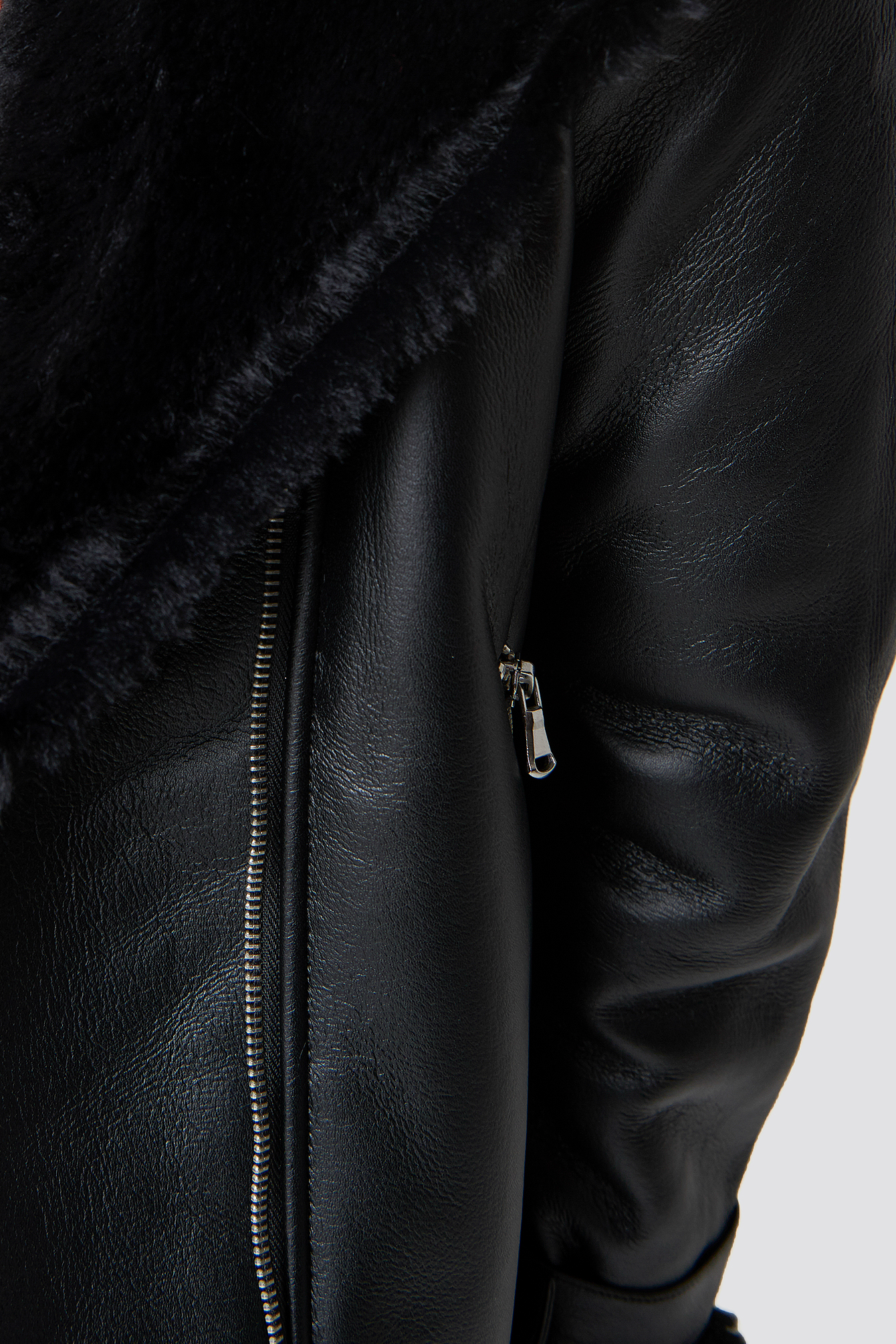 Oversized Padded Biker Jacket NAKDLOUNGE.COM