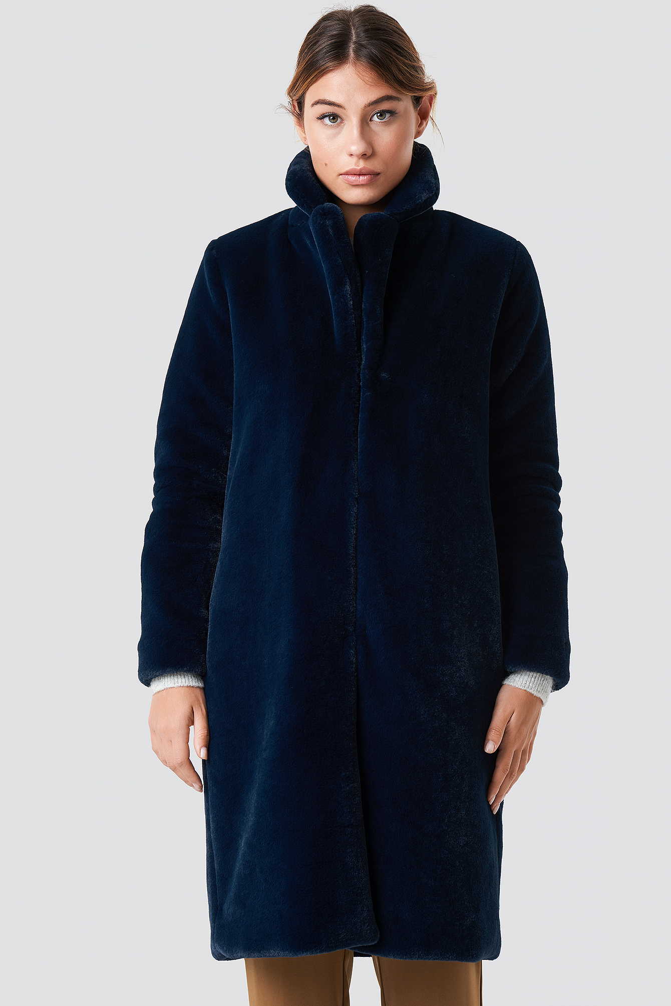 Long Faux Fur Coat NAKDLOUNGE.COM